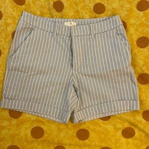 H&M Women’s Shorts with Blue & White Stripes